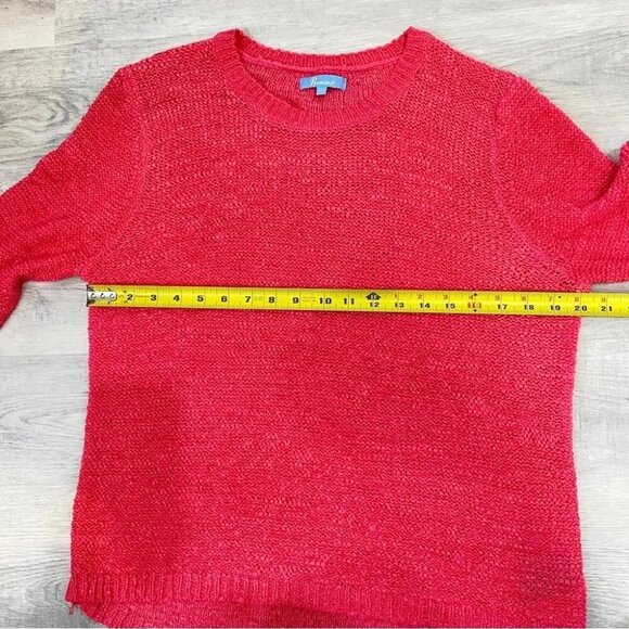 Penmans Long Sleeve Waffle Knit Sweater Pink Size L - Picture 10 of 15